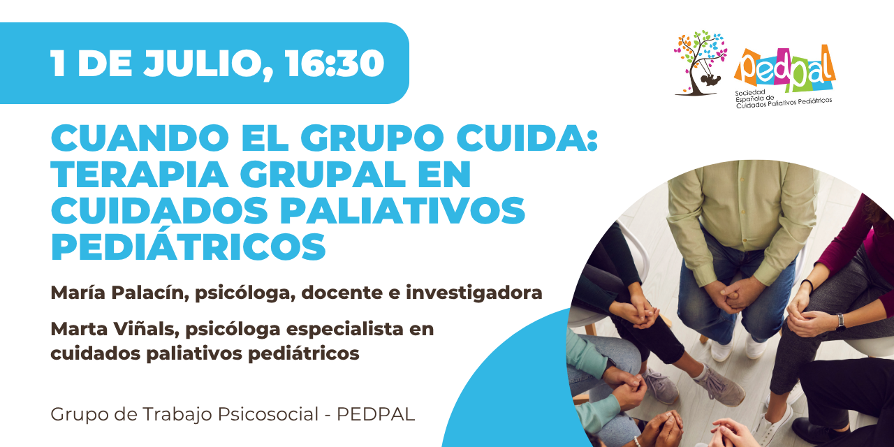 terapia-grupal-en-cuidados-paliativos-pediatricos Webinar sobre terapia grupal en cuidados paliativos pediátricos organizado por PEDPAL